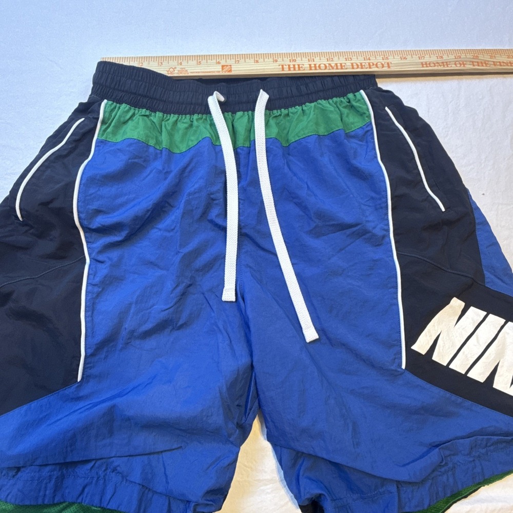 Nike  Shorts MENS XL DRAWSTRING  LOGO COLORBLOCK SHORTS - Picture 4 of 9